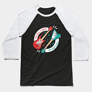 Electric Guitar Baseball T-Shirt